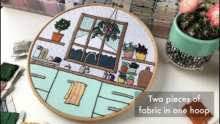 How using two layers of fabric can help your embroidery