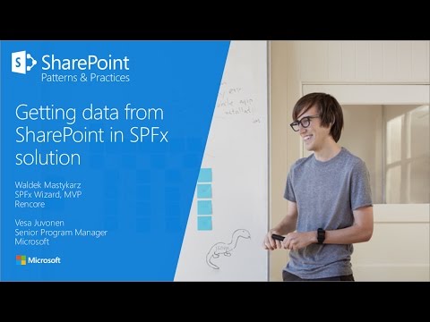 PnP Webcast - Getting data from SharePoint in SharePoint Framework solution - YouTube
