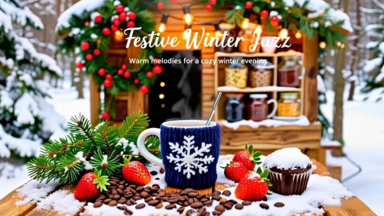 Festive Winter Jazz 2026 ✨ Cozy Jazz Cafe & Smooth Bossa Nova for Christmas Vibes