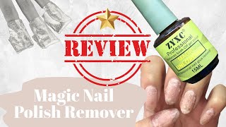 No More Soaking Testing the Magic Gel Remover