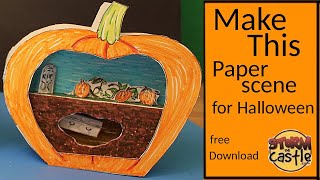 Don&#39;t Plant pumpkins in a Cemetery! - Halloween paper project you can make