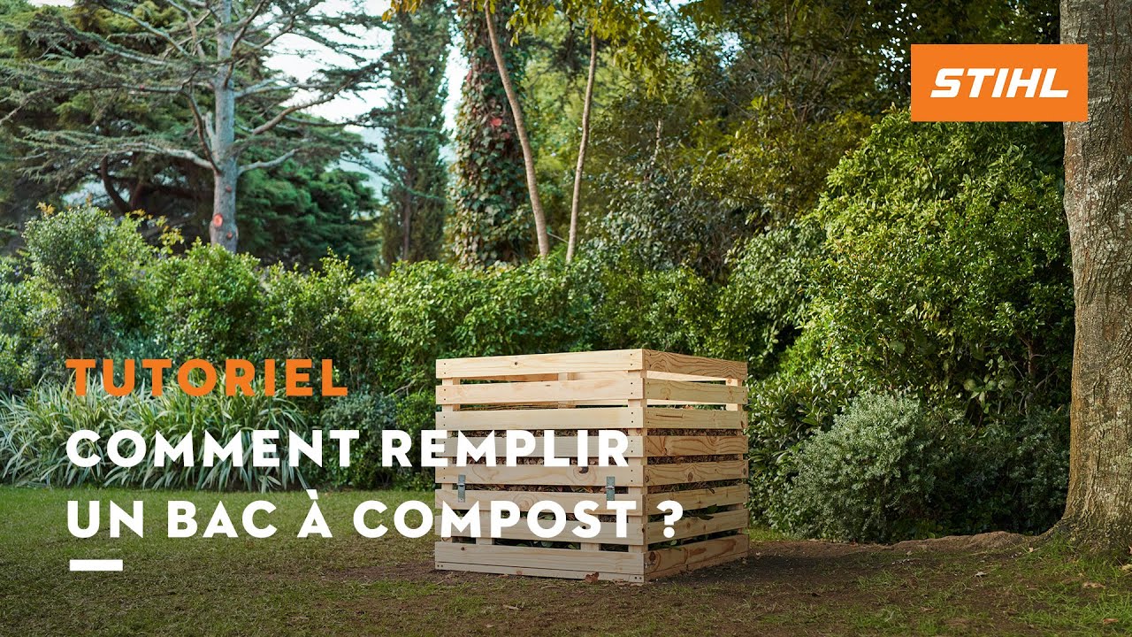 Conseil jardinage - Comment remplir un bac à compost  | STIHL
