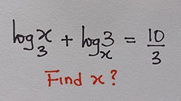 Solving Logarithmic Equations Easily! | Can You Find x? - SAT, ACT Math