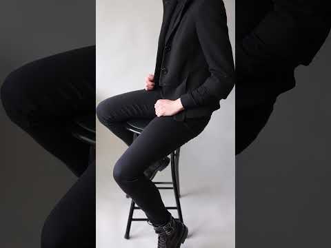 How To Style Dark Denim On Denim Outfit