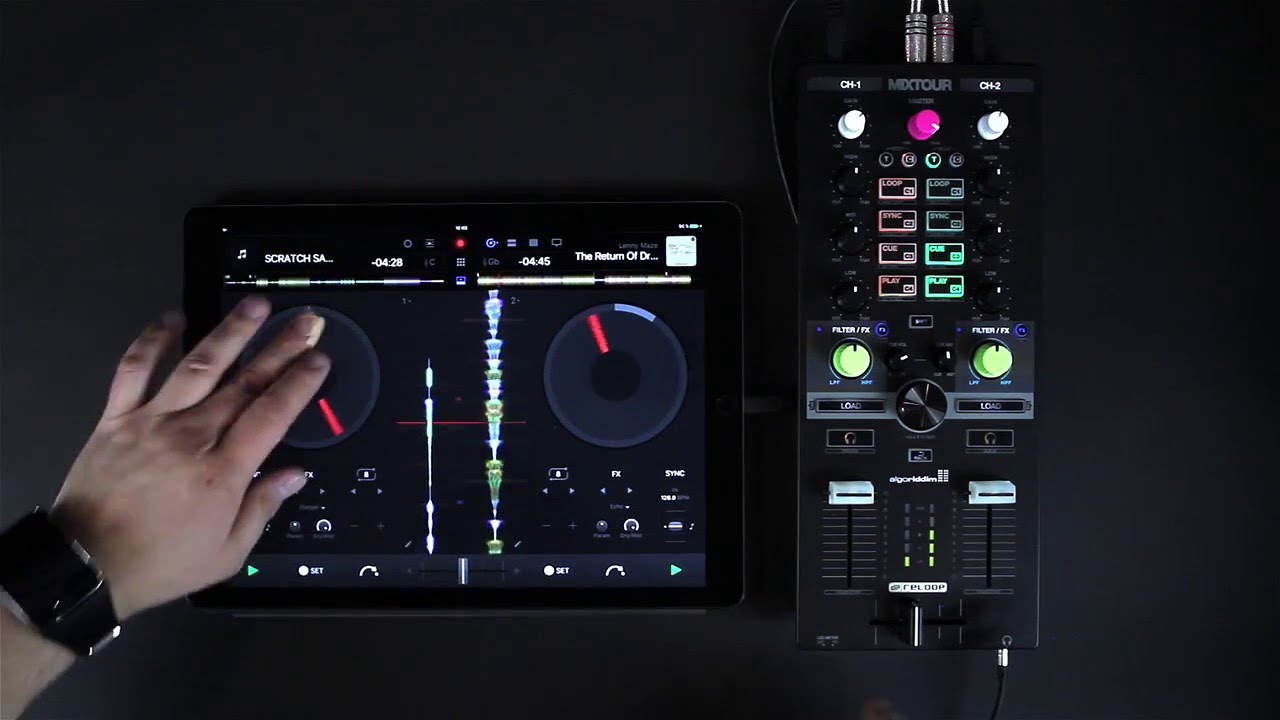 Reloop Mixtour DJ Controller With Djay Pro For IPad YouTube