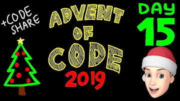 Advent of Code 2019: Day 15 | Python (Maze) + Day 14 recap