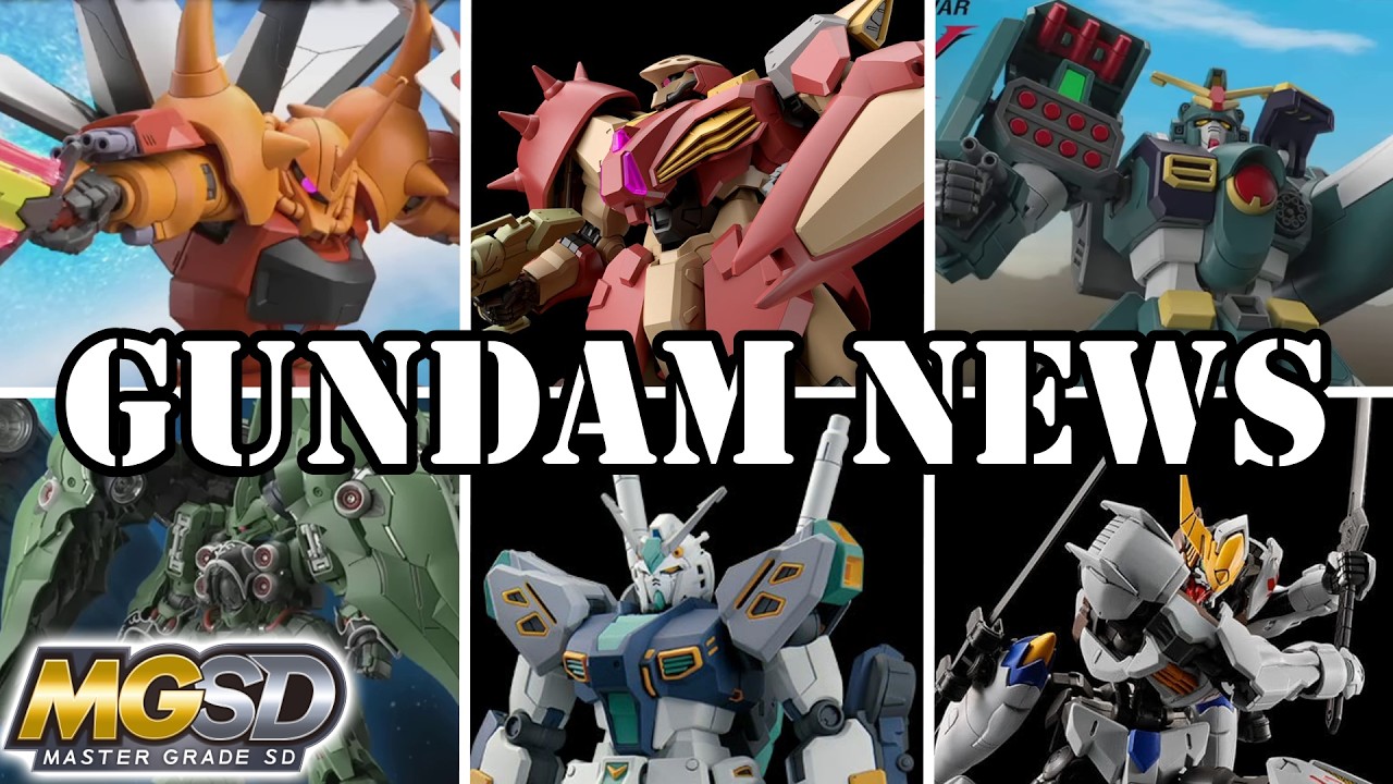 February Gunpla, HG Alyzeus, MGSD Kshatriya, HG Leopard, HG Barbs Adapt, and More [Gundam News]