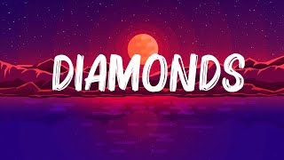 Rihanna  Diamonds (Lyrics) 'Shine bright like a diamond, We're beautiful | Playlist Lyrics 2024
