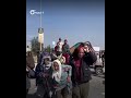 معمرة فلسطينية عاشت نكبة 1948، تنزح للمرة الثانية في حياتها جراء العدوان الإسرائيلي على قطاع غزة