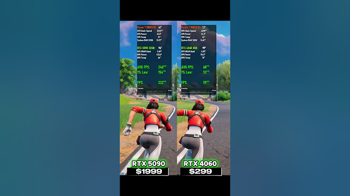 RTX 5090 vs RTX 4060 Fortnite #pcgaming #rtx5090 #benchmark