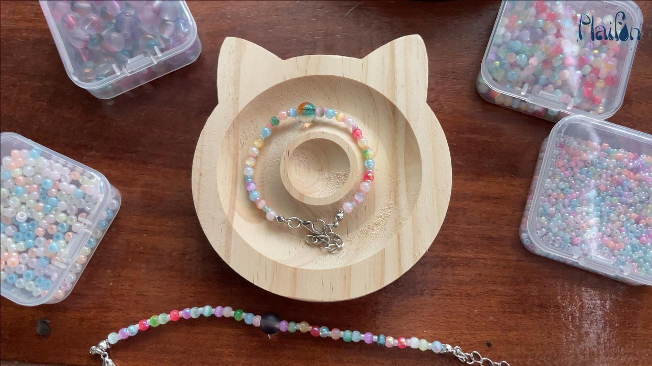 Making a Clasp Beaded Bracelet | Plaifon Art Space