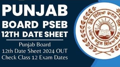 #pseb Practical Date Sheet || pseb 10th 12th Annual Exam Date Sheet..