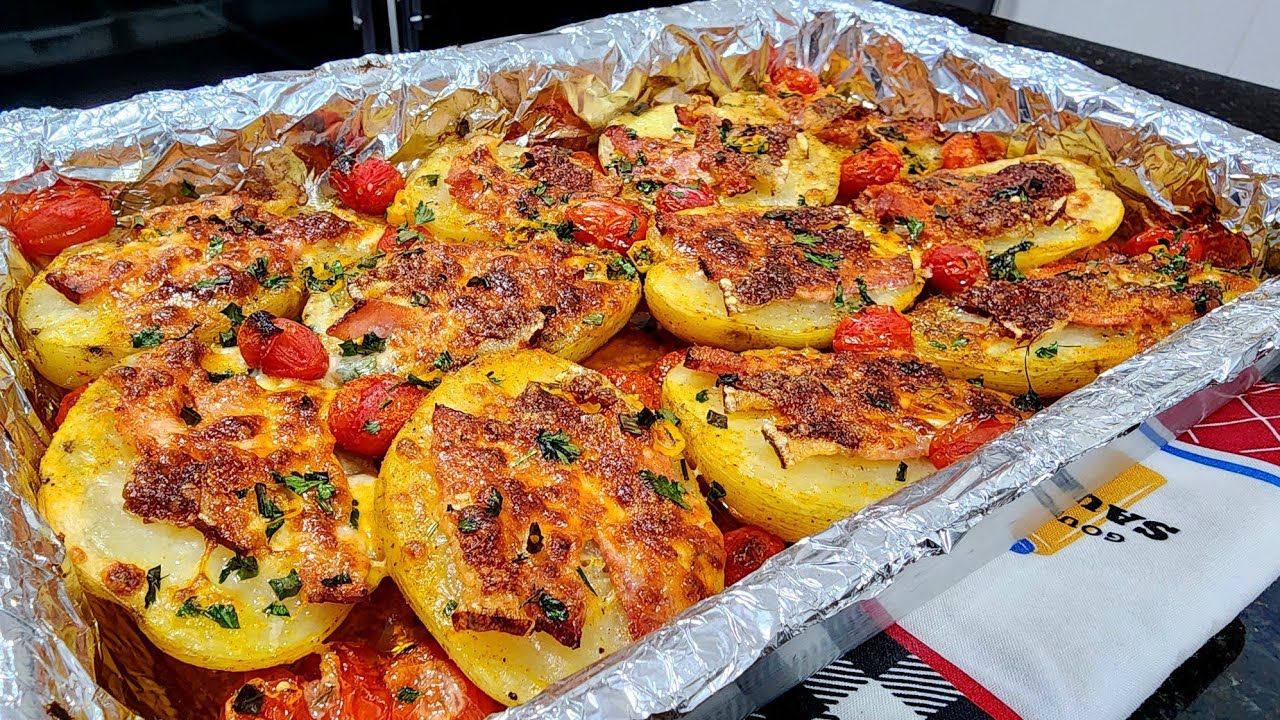 BATATA ASSADA AMANTEIGADA UMA DELÍCIA 