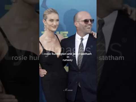 Jason Statham And Rosie Huntington Whiteley Jasonstatham Rosiehuntingtonwhiteley Fashion Runway