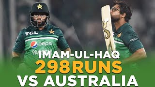 Beautiful Innings By Imam-ul-Haq vs Australia | Pakistan vs Australia | ODI | PCB | MM2L