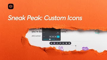 Coming Soon: Custom Icons -- Upload your own icons!