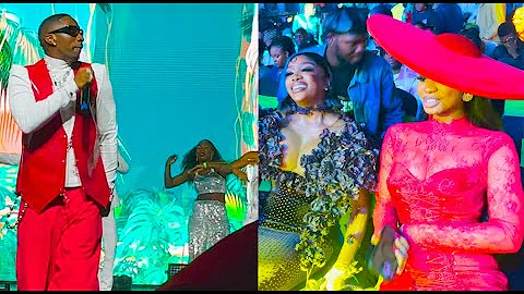 Proud Wife! Priscilla Jumps, Dances & Screams as Juma Jux Performs at Headies Awards!