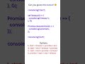 Promise vs setTimeout 🤯 | JavaScript Event Loop Explained | Question 10