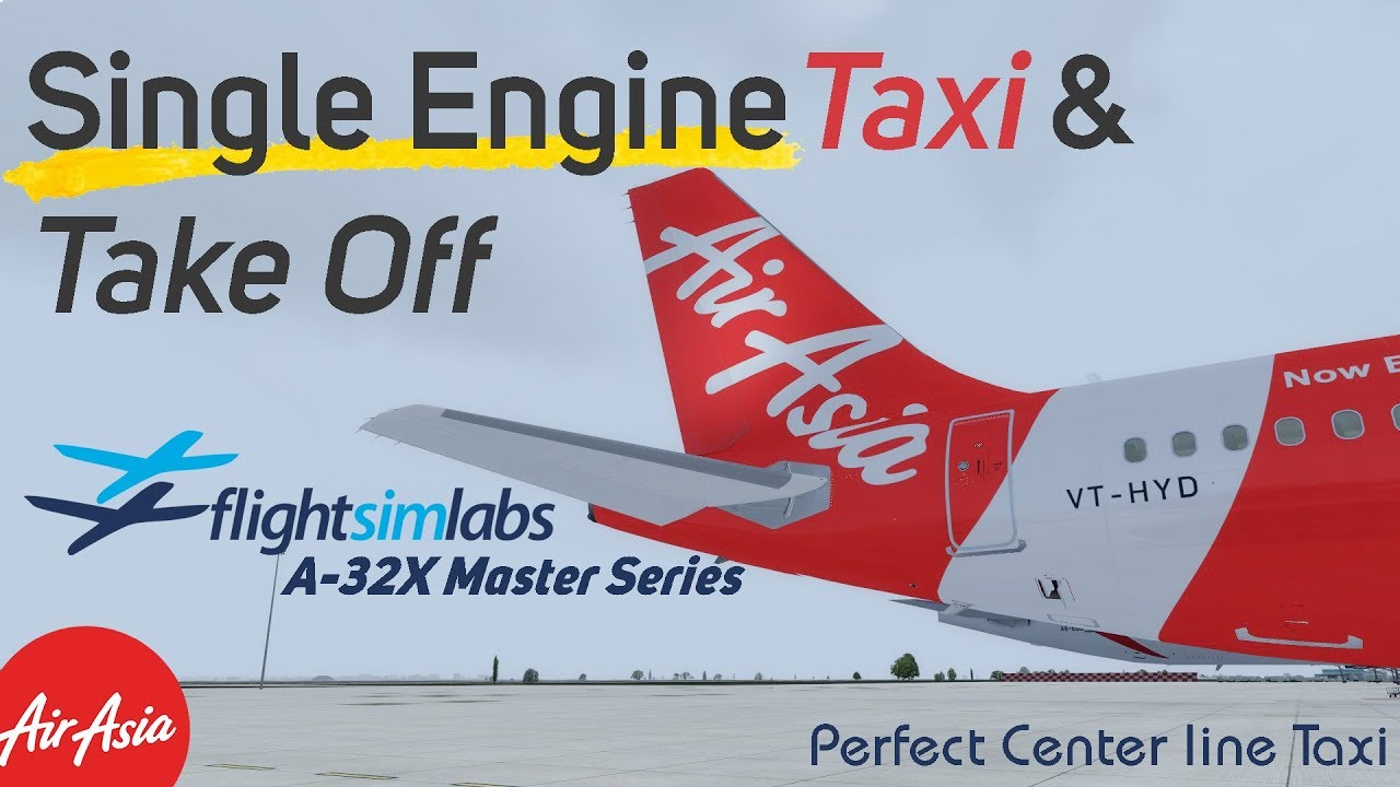 [P3Dv4.1] Fslabs A320 Single Engine Taxi at Bangalore Airport.