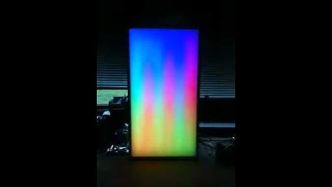 Animated led panel