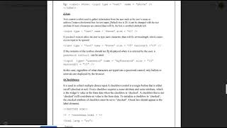 KTU CS368 Web technologies|S6 CS|Module 2 Part 5| HTML tags for creating forms