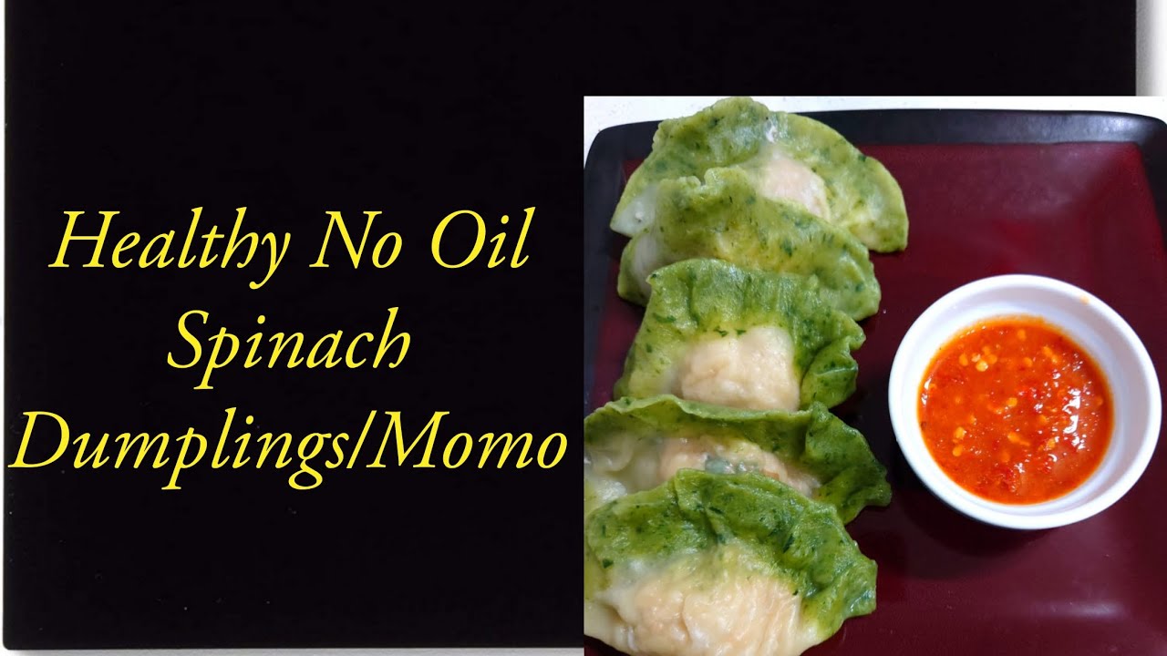 Healthy and Tasty Spinach Dumplings/Momos perfect plate to enjoy while
