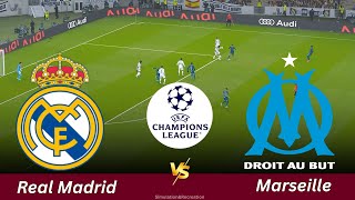 Real Madrid vs Marseille – Ligue des Champions25 | Simulation complète du match Pes21