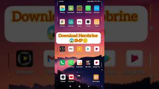 How To Download Herobrine SMP In Phone With addons For Minecraft #shorts #herobrinesmp @bebu screenshot 4