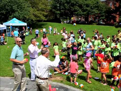Arts in the Park 2011 - Hokey Pokey Flash Mob.wmv