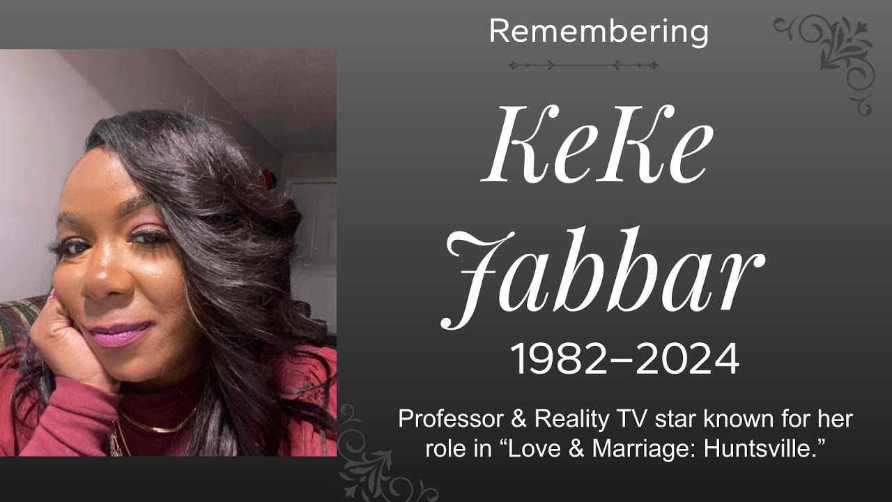 KeKe Jabbar dies at 42: Love & Marriage: Huntsville star - YouTube