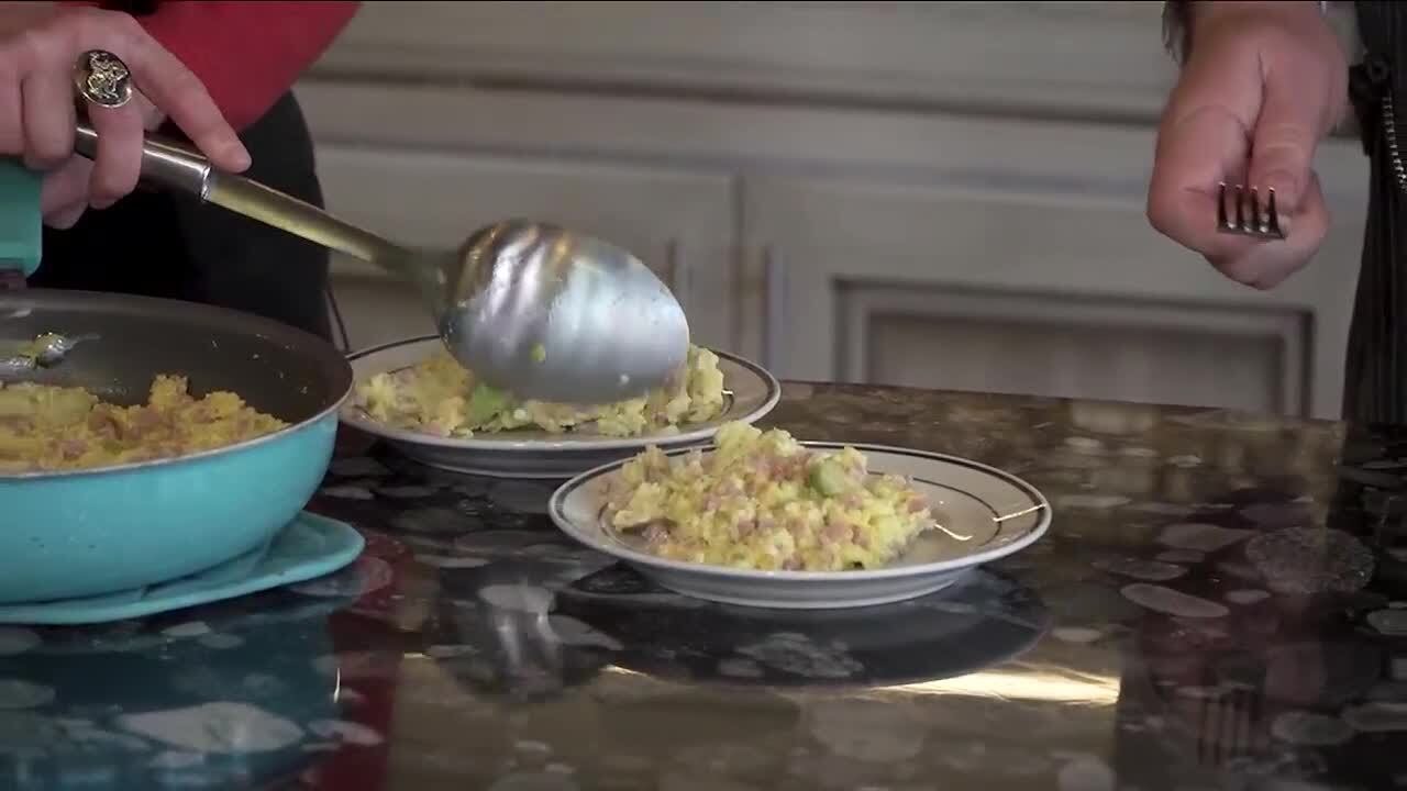 Cooking with Eric / Sheridan Cooks - Avocado, Ham & Egg Scramble