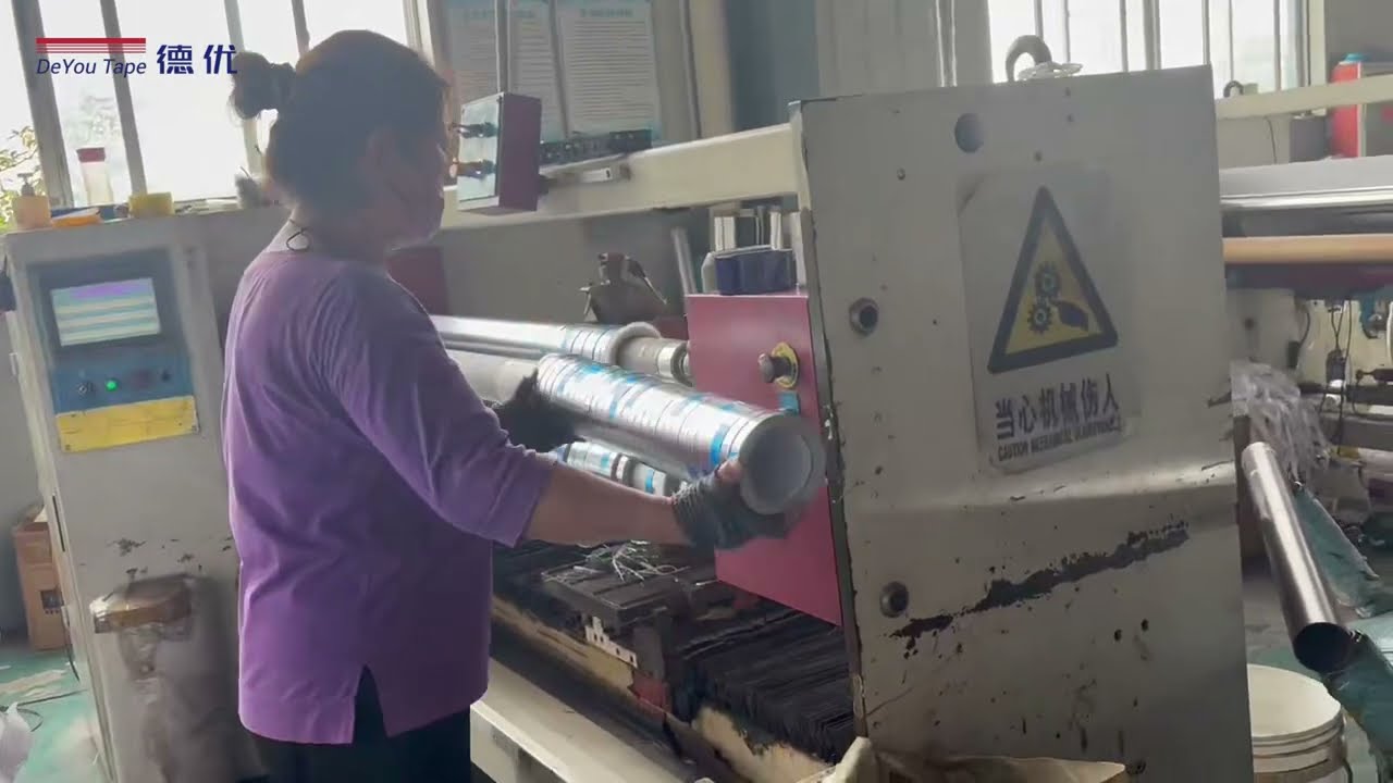 Production of aluminum foil and insulating tape