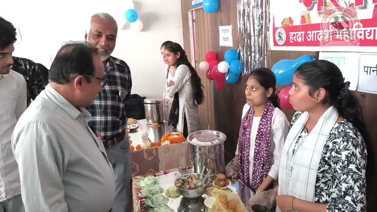 व्यंजन मेला (हरदा आदर्श कॉलेज)दिशा🥘🍝