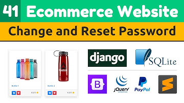 Change Password and Reset Password with email in Django | Django eCommerce Website | Django Tutorial
