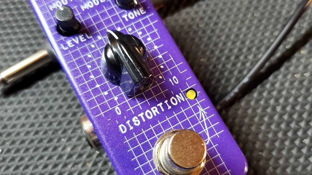 F-PEDALS EDSTORTION ギターエフェクター F-Series Eddie Kramer Edstortion Distortion Pedal Review and