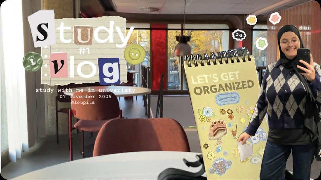 Study with me #1 | podcast avec @ océ lol ♡