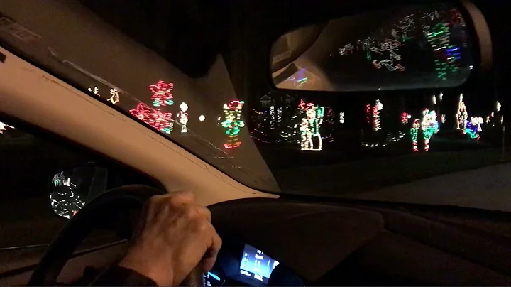 Bob Sebo's Christmas light display.