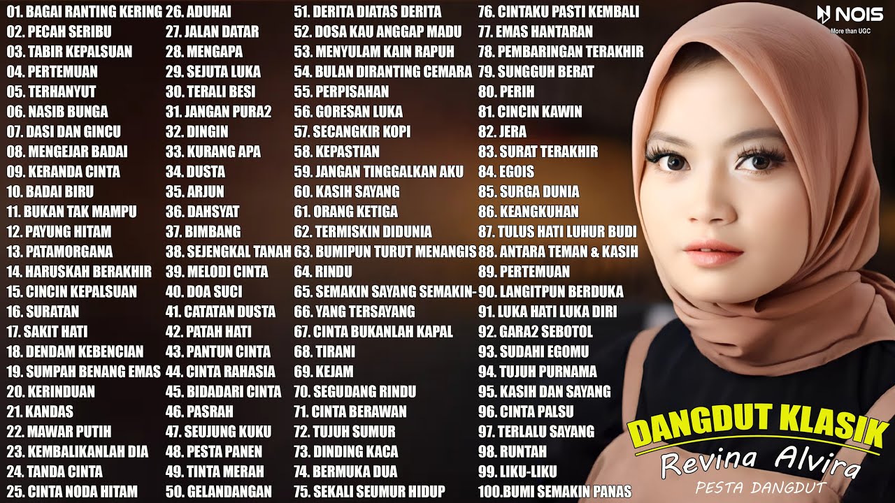 Revina Alvira ALL SONGS "BAGAI RANTING YANG KERING" FULL ALBUM DANGDUT KLASIK COVER 2023 (100 LAGU)