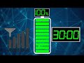 BCG 30 Minutes Countdown (Battery Life, Network Signal) - Remix Tetris NES Music A (3 Speed Levels)
