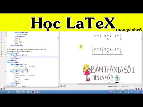 Hướng dẫn cài đặt và sử dụng phần mềm LaTeX - tuongvinhc6