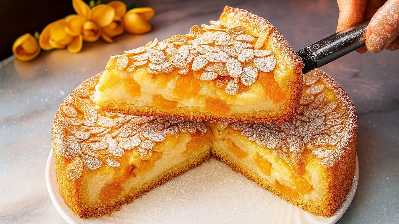 Самый востребованный летний пирог!Вы очарованы от первого взгляда !!Легкий рецепт