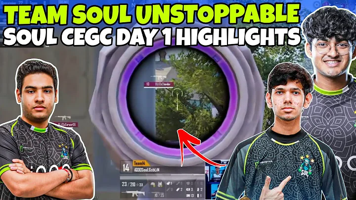 iQOOsouL Domination in CEGC DAY 1 ✅ Team SouL Highlights 🚀