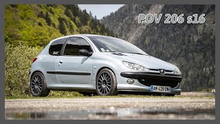 Peugeot 206 s16 | POV Mountain Drive in the Pyrenees