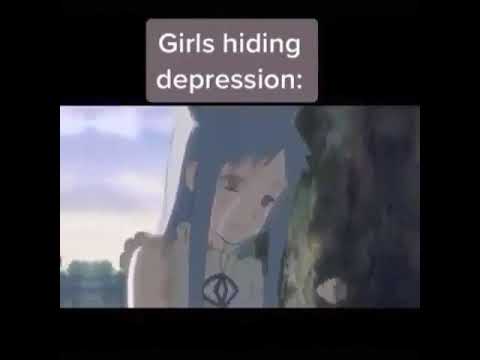 Is It True Girls Vs Boys Hiding Depression Anime Meme And Please Like And Subscribe Youtube