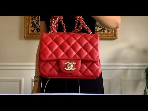 Chanel Unboxing, 20S Chanel Red Mini Flap