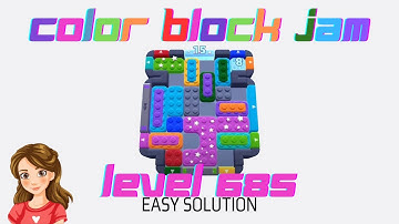 Color Block Jam Level 685 Easy Game Solution Walkthrough