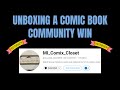 Unboxing a comic book community win   brian  lcs