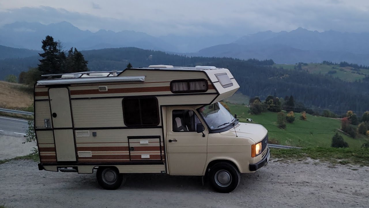 Ford Transit camper PILOTE 1983 diesel 29.09.2021 Bukowina Tatrzańska / Gliczarów Górny / Zakopane