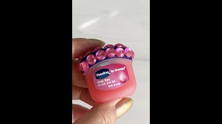 Mini Vaseline Rosy Lip Swatch #shorts #beautytips