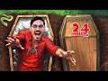24 घंटे ज़मीन में ज़िंदा दफ़न   24 Hours Buried Alive Underground Challenge  Will I Survive